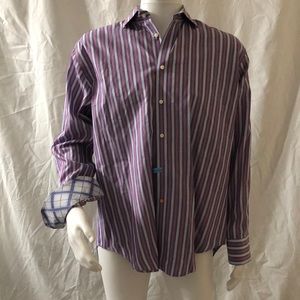 Men’s Thomas Dean striped shirt